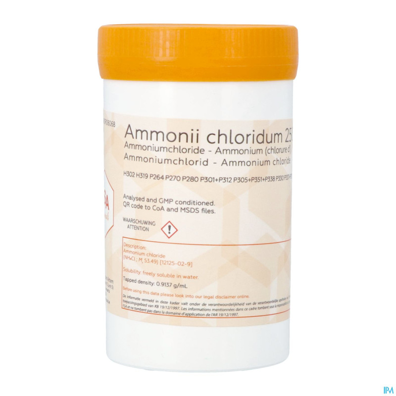 Ammonium chlorure 250g magis