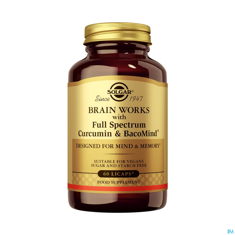 Solgar brain works pot v-caps 60
