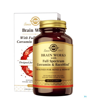 Solgar brain works pot v-caps 60