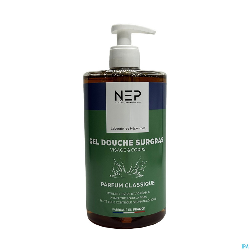 Nep gel douche surgras classique    fl 750ml