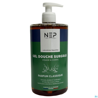 Nep gel douche surgras classique    fl 750ml