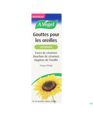 A.vogel oreilles cerumen    gouttes 20ml