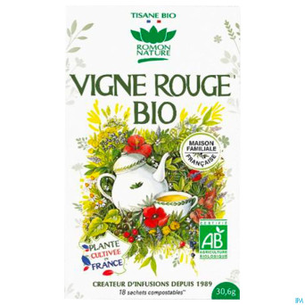 Romon nature vigne rouge bio    sach 18