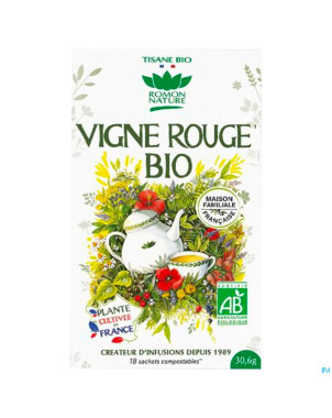 Romon nature vigne rouge bio    sach 18