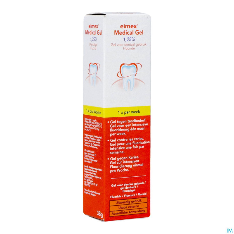 Elmex medical gel tube 38g
