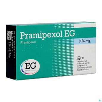 Pramipexol eg 0,26mg lib.prolongee comp  30