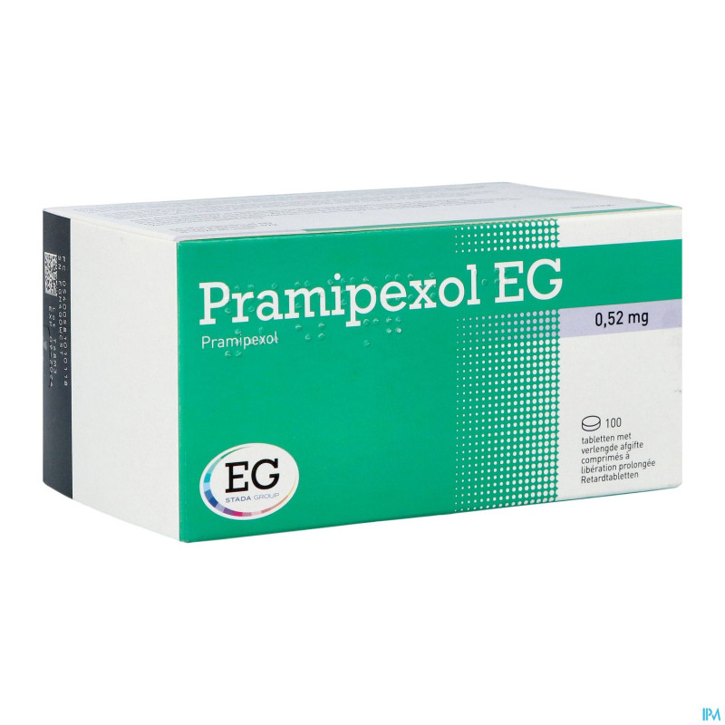 Pramipexol eg 0,52mg lib.prolongee comp 100