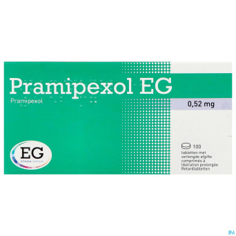 Pramipexol eg 0,52mg lib.prolongee comp 100