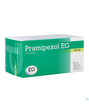 Pramipexol eg 1,05mg lib.prolongee comp 100