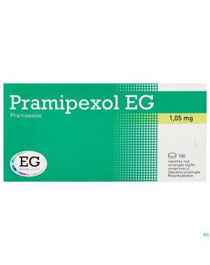 Pramipexol eg 1,05mg lib.prolongee comp 100