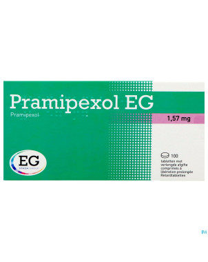 Pramipexol eg 1,57mg lib.prolongee comp 100