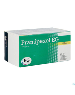 Pramipexol eg 2,10mg lib.prolongee comp 100