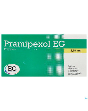 Pramipexol eg 2,10mg lib.prolongee comp 100