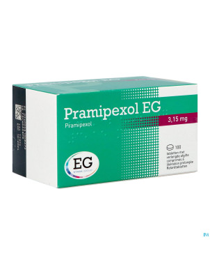 Pramipexol eg 3,15mg lib.prolongee comp 100