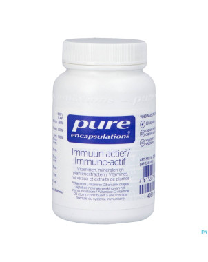 Pure encapsulations immuno-actif    caps 60