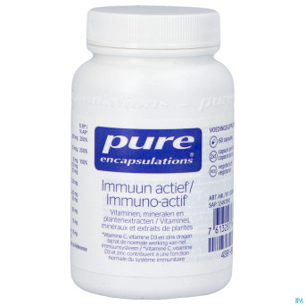Pure encapsulations immuno-actif    caps 60