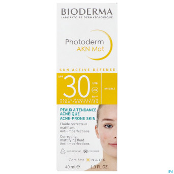 Bioderma photoderm akn mat spf30 fluide nf    40ml