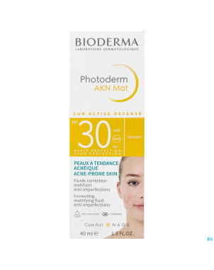 Bioderma photoderm akn mat spf30 fluide nf    40ml