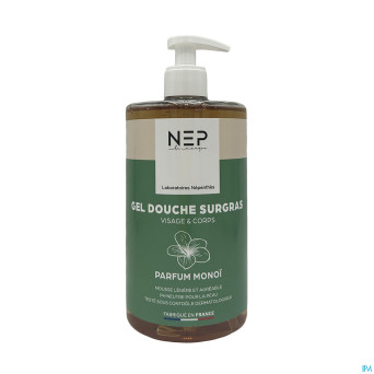 Nep gel douche surgras monoi    fl 750ml