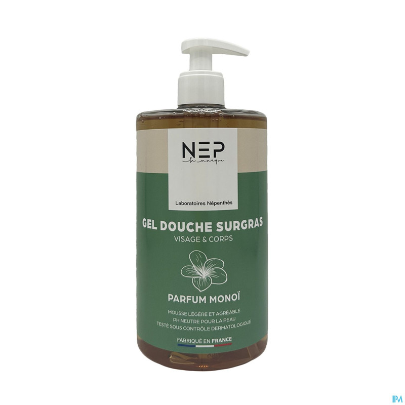 Nep gel douche surgras monoi    fl 750ml