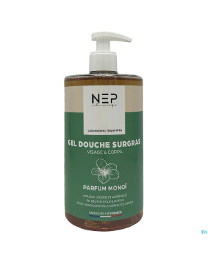 Nep gel douche surgras monoi    fl 750ml