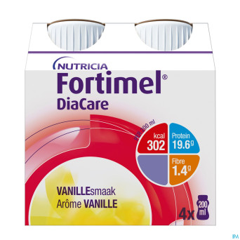 Diacare vanille    4x200ml