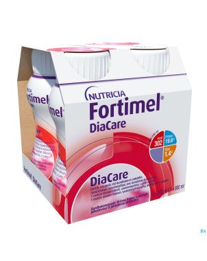 Diacare fraise    4x200ml