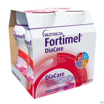 Diacare fraise    4x200ml