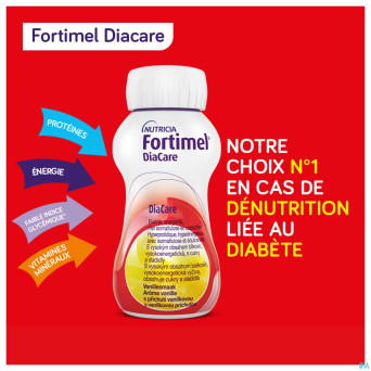 Diacare fraise    4x200ml