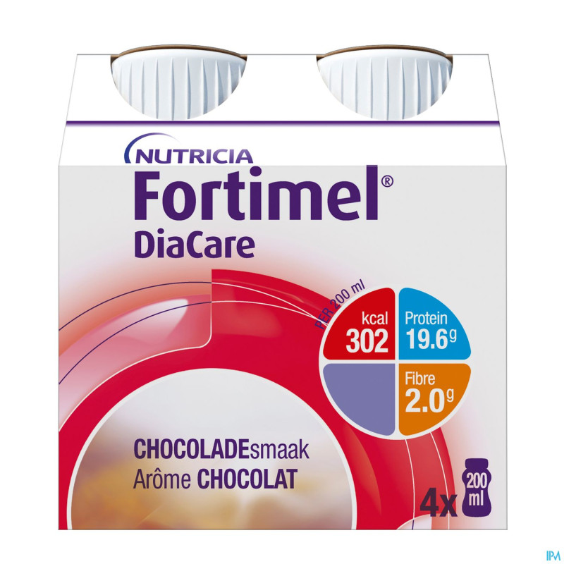Diacare chocolat    4x200ml