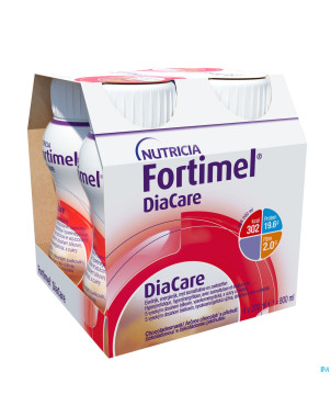 Diacare chocolat    4x200ml