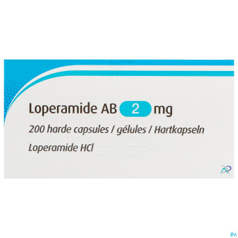 Loperamide ab 2mg caps dur 200 x 2mg