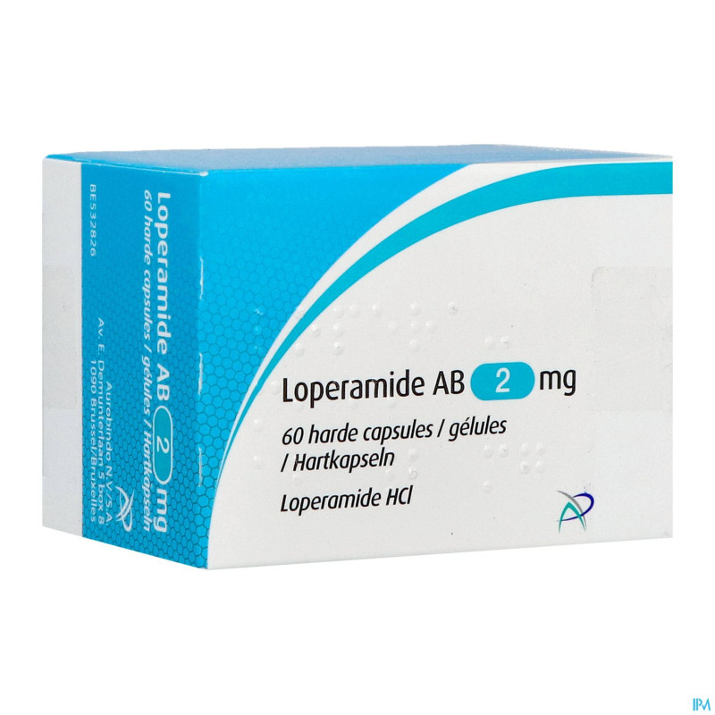 Loperamide ab 2mg caps dur  60 x 2mg