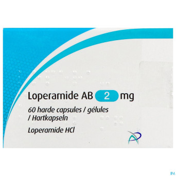 Loperamide ab 2mg caps dur  60 x 2mg