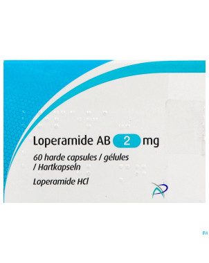 Loperamide ab 2mg caps dur  60 x 2mg