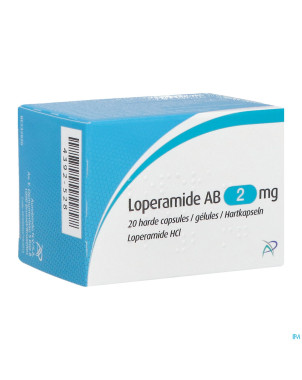 Loperamide ab 2mg caps dur  20 x 2mg