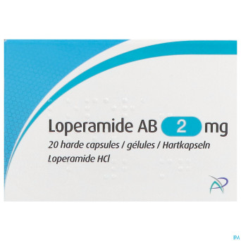 Loperamide ab 2mg caps dur  20 x 2mg