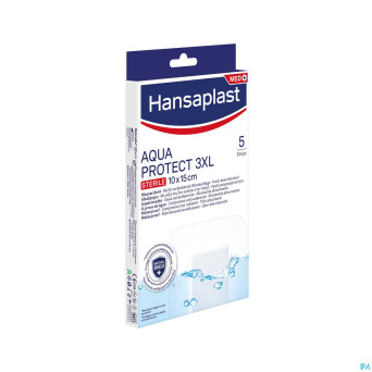 Hansaplast aqua protect strips ster 10x15cm 3xl  5