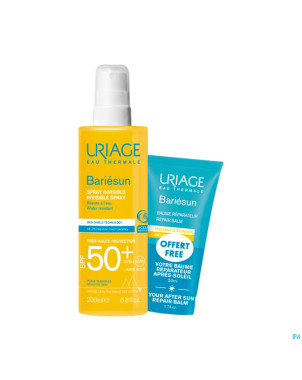 Uriage bariesun spray ip50+ 200ml+baume 50ml promo