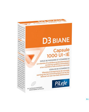 D3 biane 1000ui    caps 30