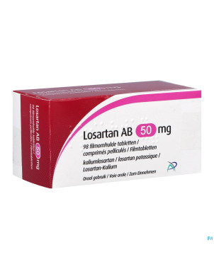 Losartan ab  50mg comp pell  98