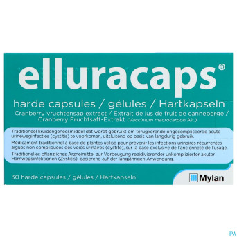 Elluracaps caps dur 30 x 36mg hdpe