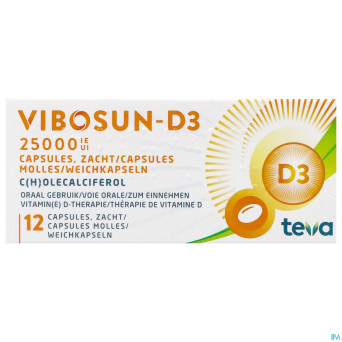 Vibosun-d3 25000ui caps molle 12