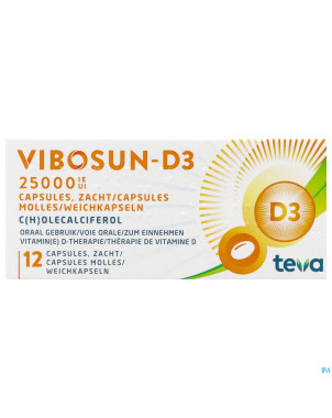 Vibosun-d3 25000ui caps molle 12