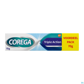 Corega triple action creme adhesive    70g