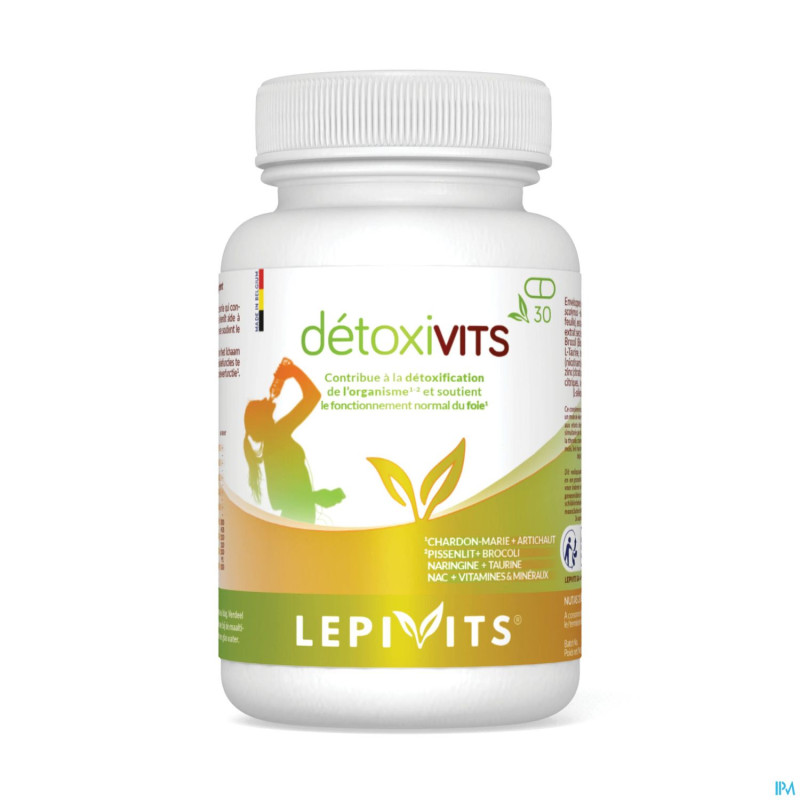 Detoxivits pot caps 30 lepivits