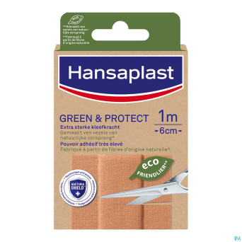 Hansaplast pansements green&protect    1mx6cm