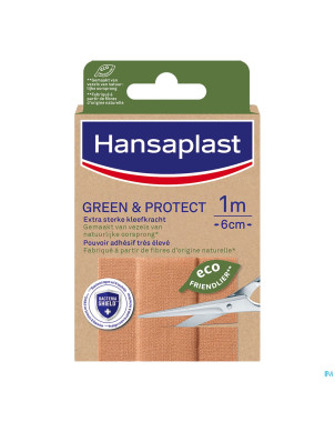 Hansaplast pansements green&protect    1mx6cm