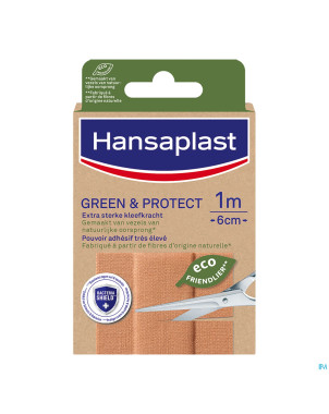 Hansaplast pansements green&protect    1mx6cm