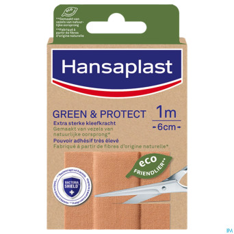 Hansaplast pansements green&protect    1mx6cm